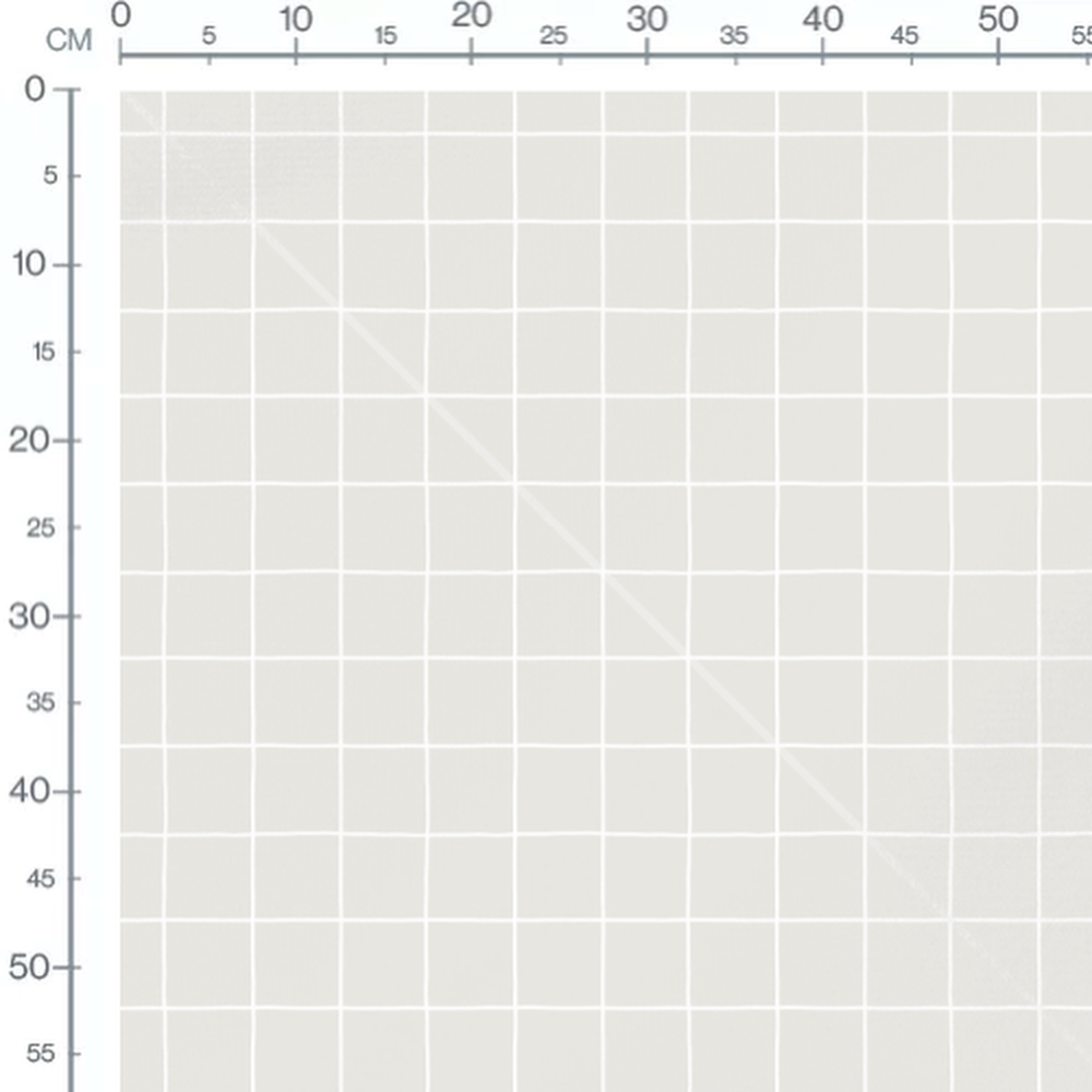 Tissu - Carreaux blancs sur fond gris