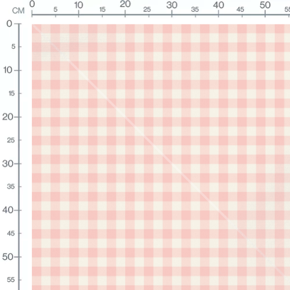 Tissu - Carreaux simples sur uni