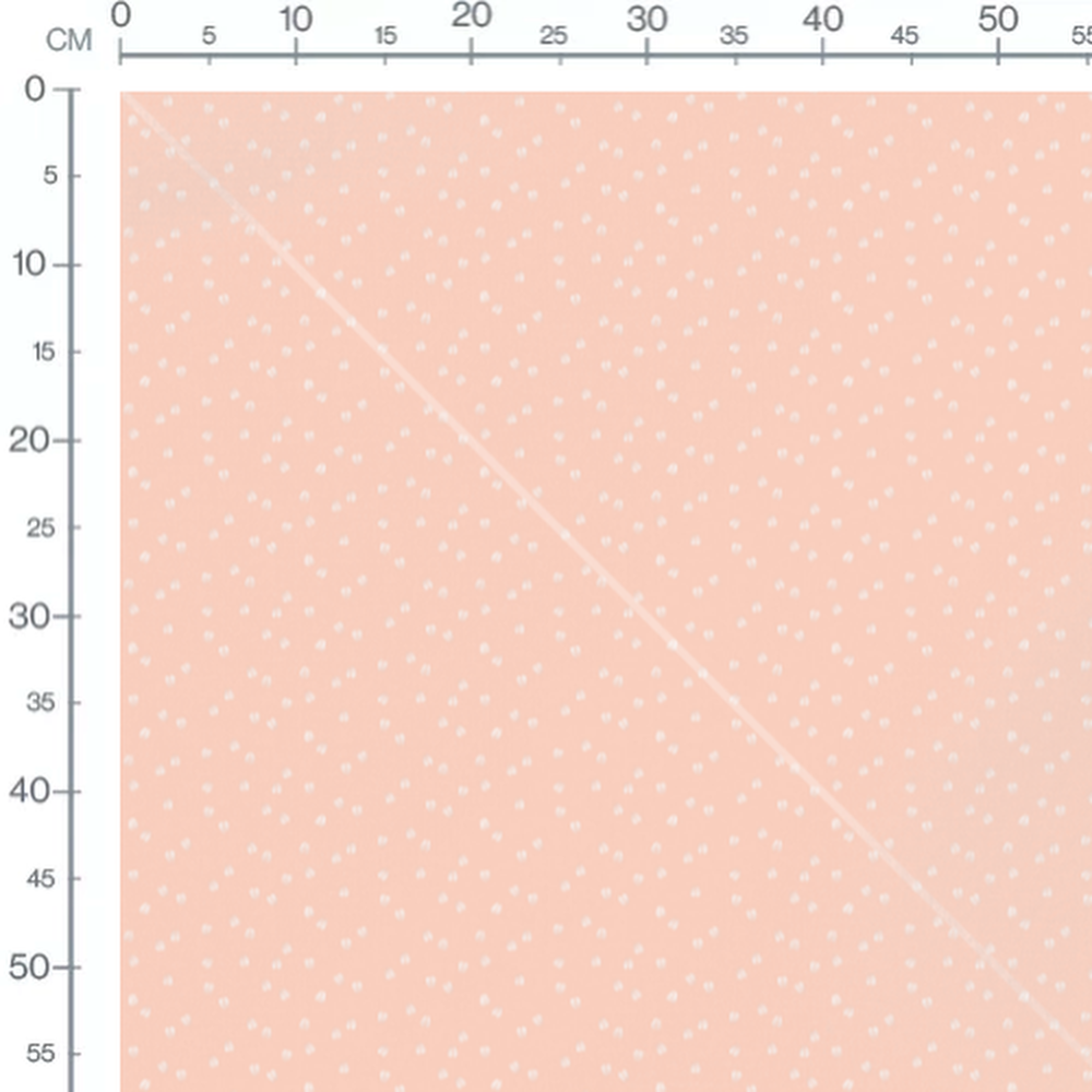 Tissu - Petits motifs blancs sur rose