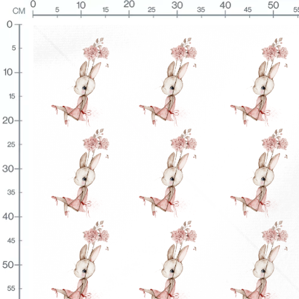 Tissu - Champignons marron et beige