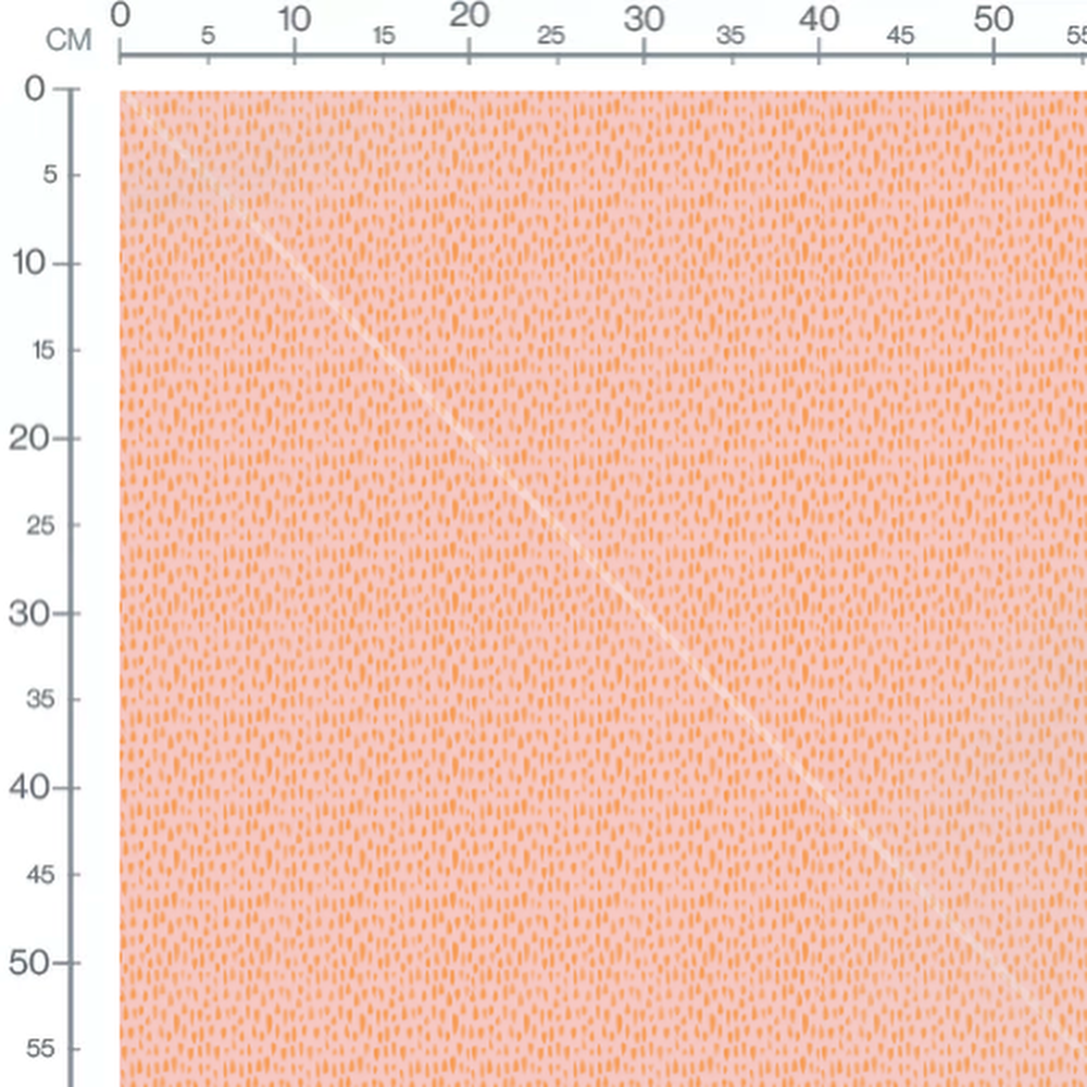 Tissu - Motif abstrait rose et orange