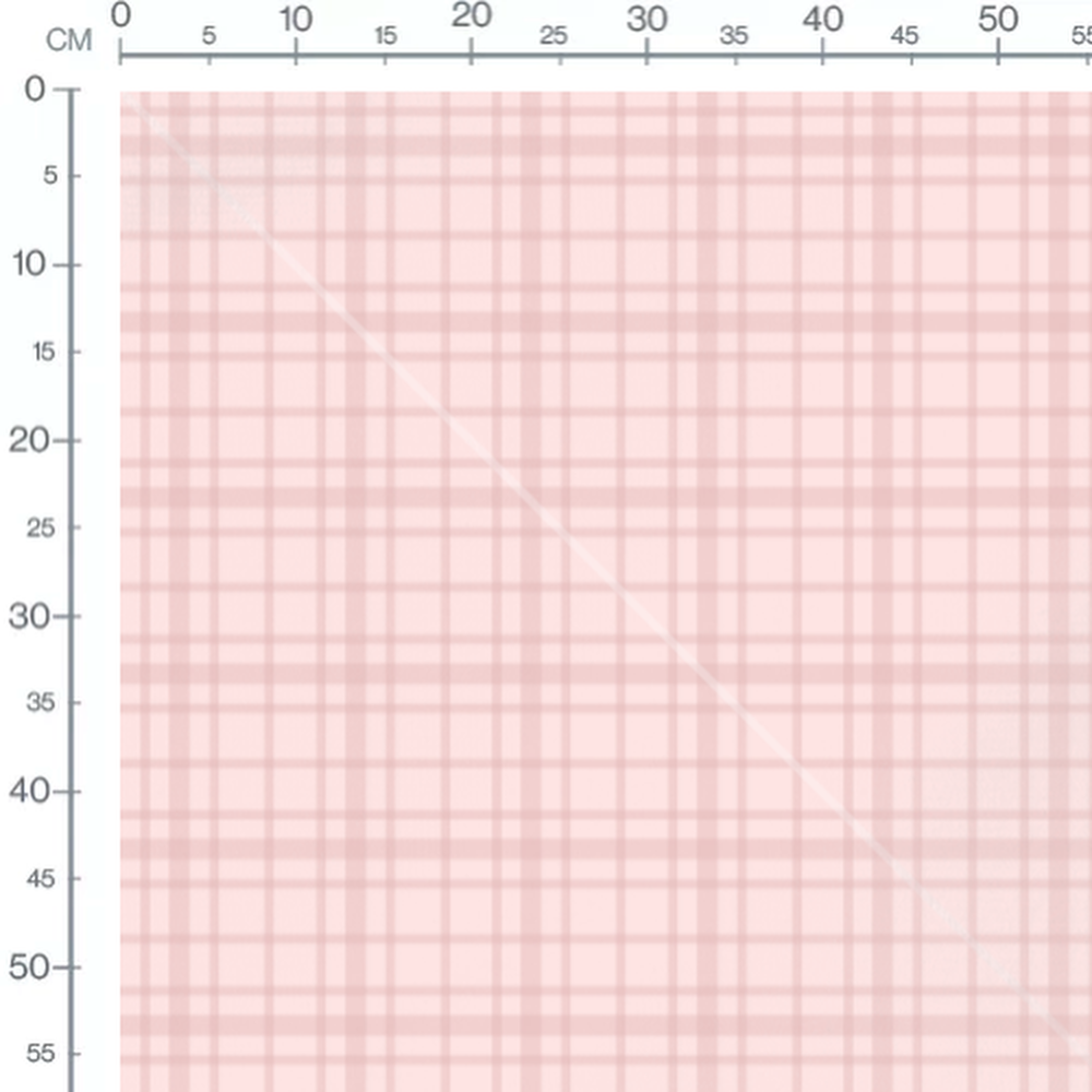 Tissu - Carreaux roses sur blanc 2