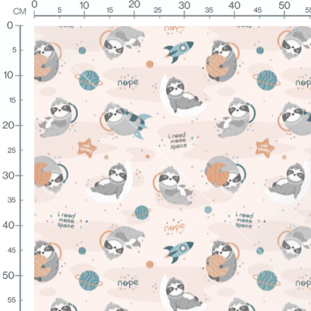 Tissu - Paresseux cosmiques et planètes