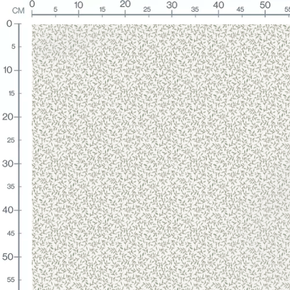 Tissu - Chouettes et sapins aquarelle