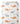 Tissu - Baleines bleues et orange