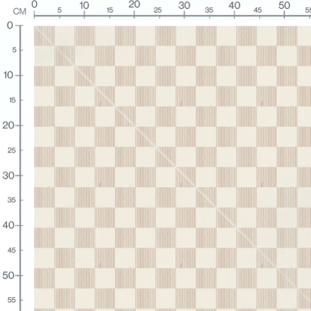 Tissu - Rayures verticales beige crème