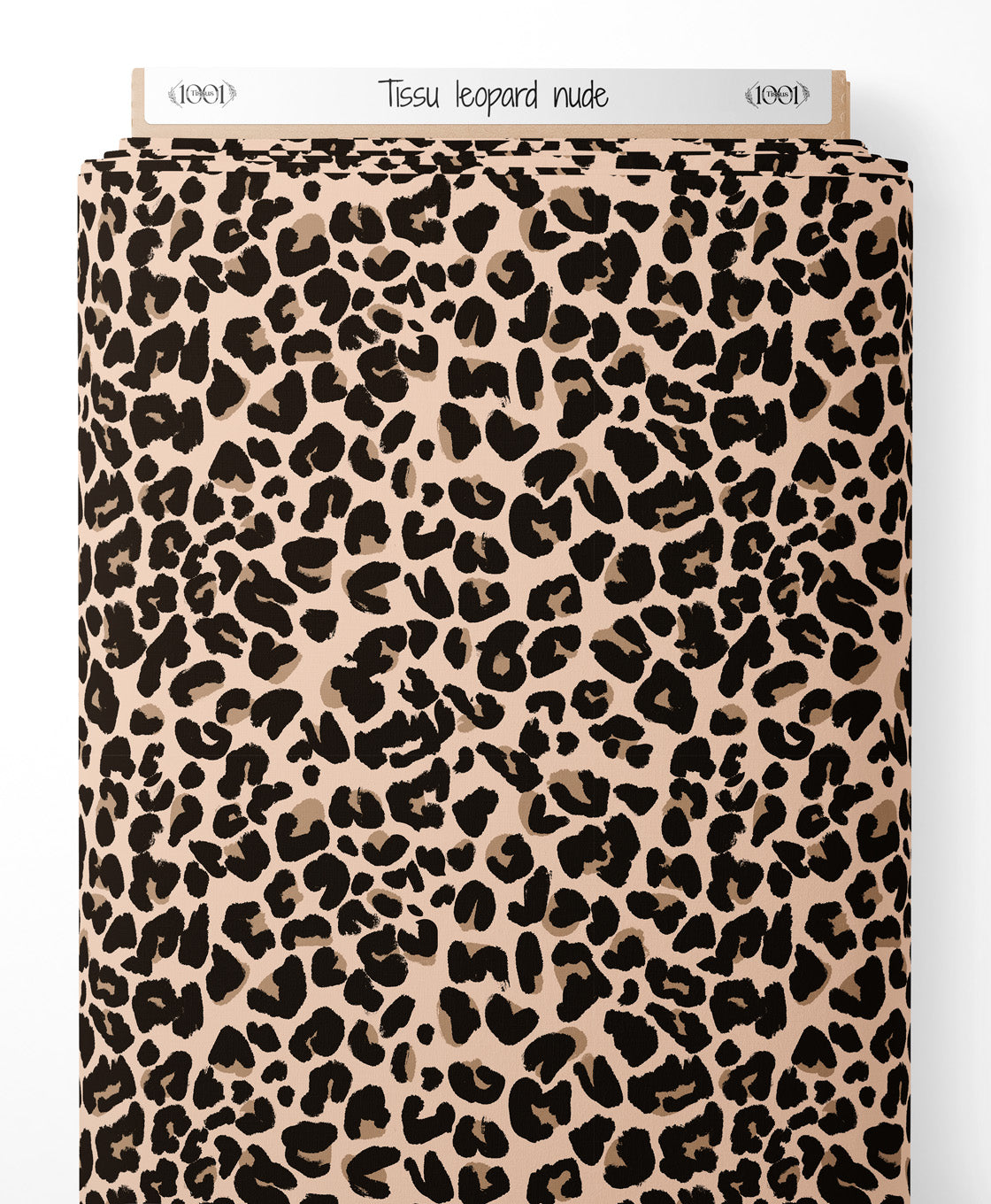 Tissu - leopard nude