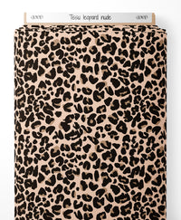 Tissu - leopard nude
