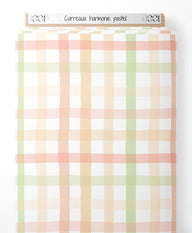 Tissu - Carreaux harmonie pastel