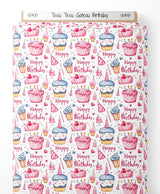 Tissu - Tissu Gateau Birthday
