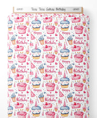 Tissu - Tissu Gateau Birthday