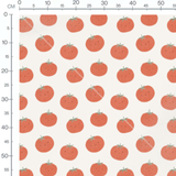 Tissu - Tomates rouges souriantes
