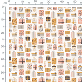 Tissu - Cadeaux multicolores et motifs