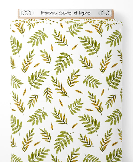 Tissu - Branches délicates et légères