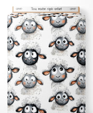 Tissu - mouton rigolo enfant