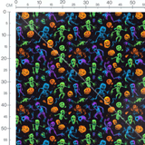 Tissu - Neon Halloween 6