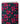 Tissu - Fleurs roses sur bleu foncé