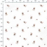 Tissu - Ours conduisant tracteur