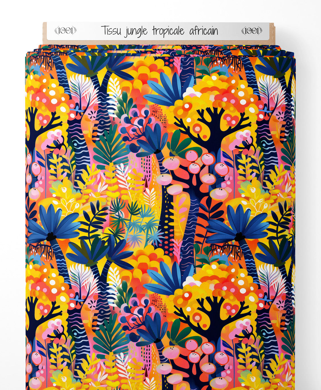 Tissu - jungle tropicale africain