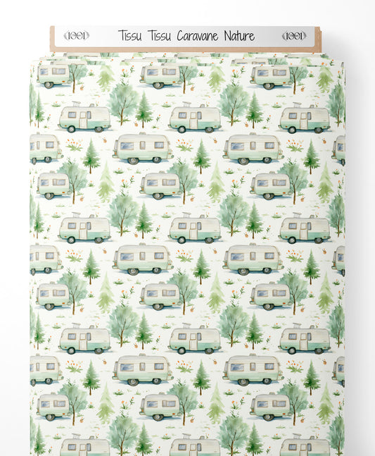 Tissu - Tissu Caravane Nature