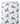 Tissu - Licornes grises et fleurs pastel