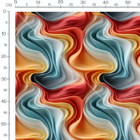 Tissu - Drapés Abstraits Doux