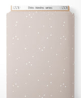 Tissu - Étoiles blanches variées