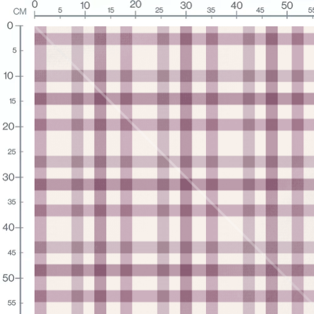 Tissu - Nuances de violet sur blanc