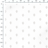 Tissu - Petits arbres gris