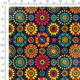 Tissu - mandala pop africain