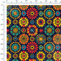 Tissu - mandala pop africain