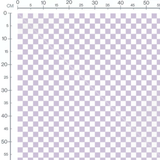 Tissu - Alternance violet et blanc