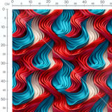 Tissu - Vagues Fluides 3D