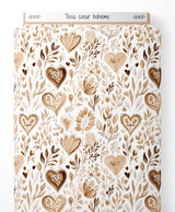 Tissu - coeur boheme