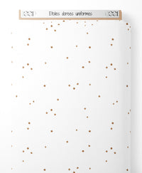 Tissu - Étoiles dorées uniformes