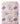 Tissu - Coquillages aquarelle fond rose