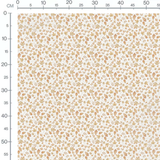 Tissu - Feuilles d'automne beige