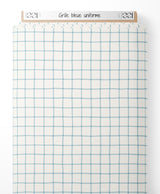 Tissu - Grille bleue uniforme