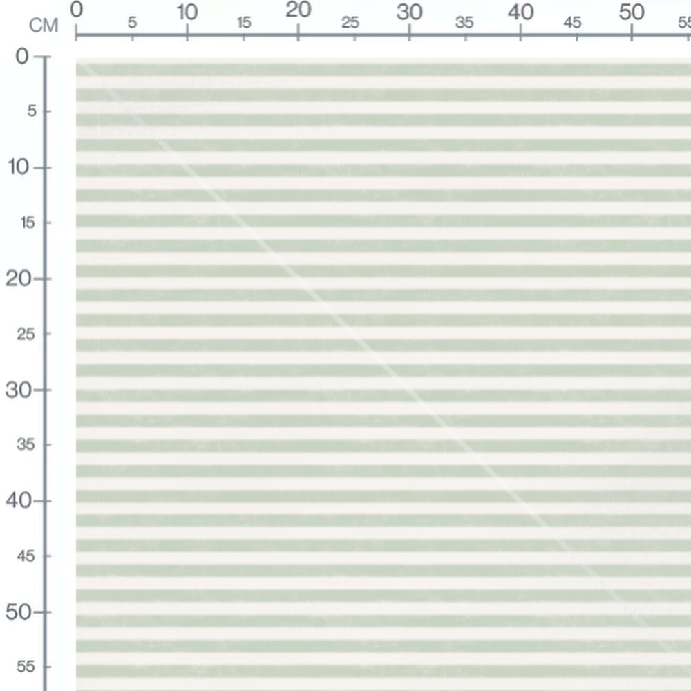 Tissu - Rayures vertes et blanches