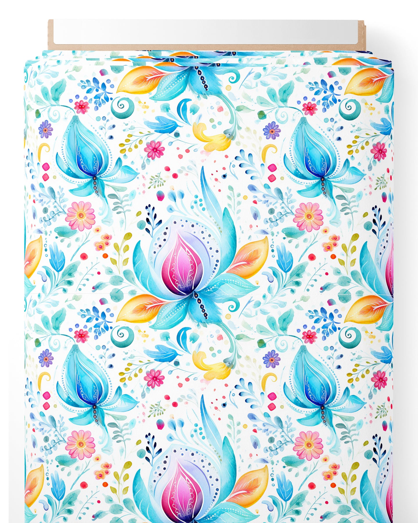 Tissu - Fleur paisley 1