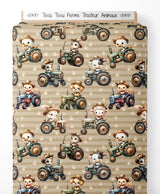 Tissu - Tissu Ferme Tracteur Animaux