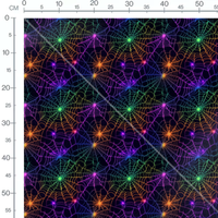 Tissu - Neon Halloween 3
