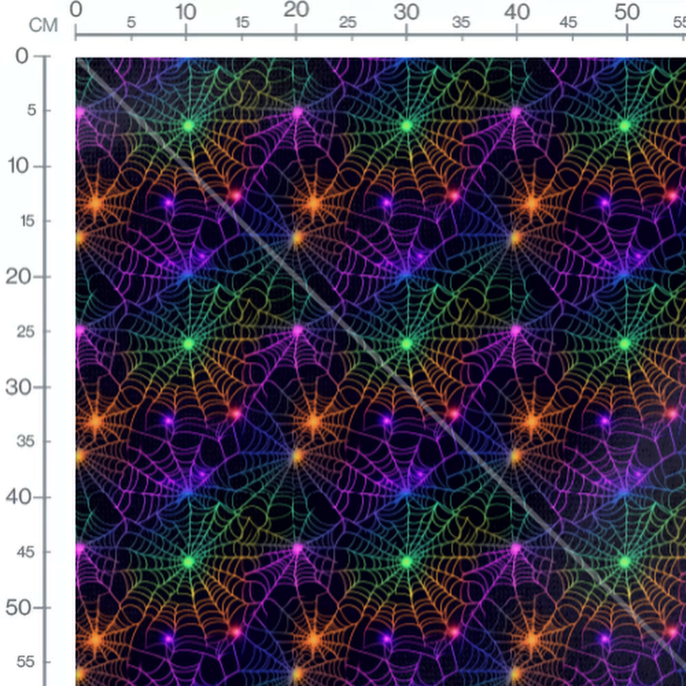 Tissu - Neon Halloween 3