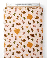 Tissu - Chapeaux et bottes cowboy