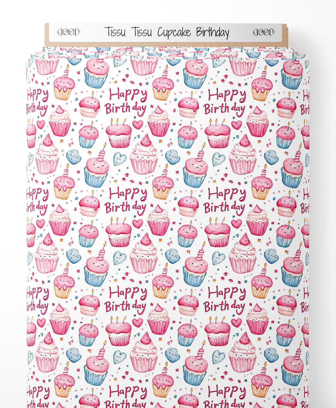 Tissu - Tissu Cupcake Birthday