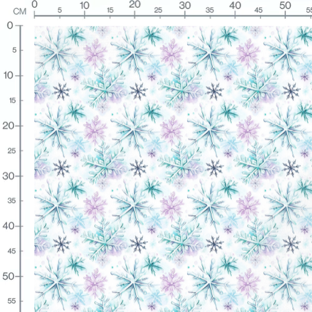 Tissu - Tissu Flocons Hiver