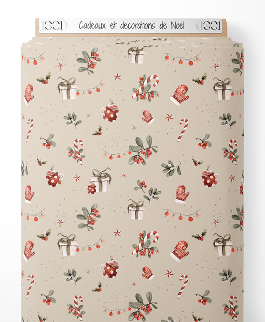 Tissu - Cadeaux et décorations de Noël