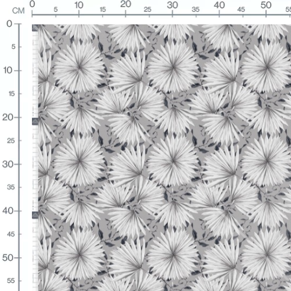 Tissu - Cercles rayonnants en contraste