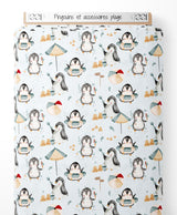 Tissu - Pingouins et accessoires plage