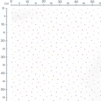 Tissu - Pois pastel violet et gris